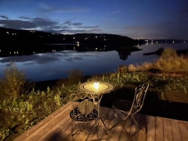Hyttelaven Pa Furuholmen Sarpsborg Bagian luar foto