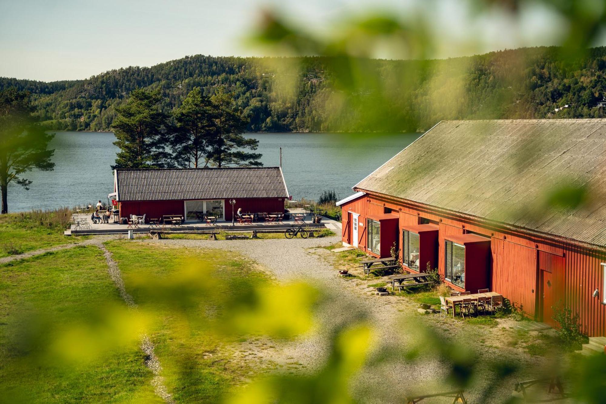 Hyttelaven Pa Furuholmen Sarpsborg Bagian luar foto